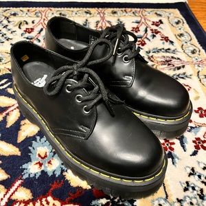 Dr Martens platform oxfords.